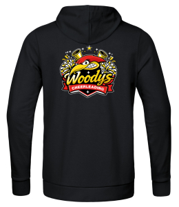 Kapuzenjacke | Kinder/Damen/Herren | JAKO Base | schwarz | Woodpeckers e.V. | Cheers