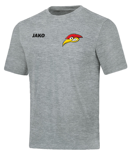 T-Shirt | Kinder/Damen/Herren | JAKO Base | hellgrau meliert | Woodpeckers e.V. | Cheers