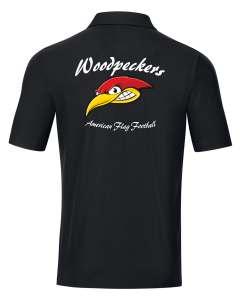 Polo | Kinder/Damen|Herren | JAKO Base | schwarz | Woodpeckers e.V.