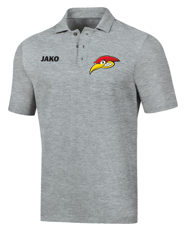 Polo | Kinder/Damen|Herren | JAKO Base | hellgrau meliert...