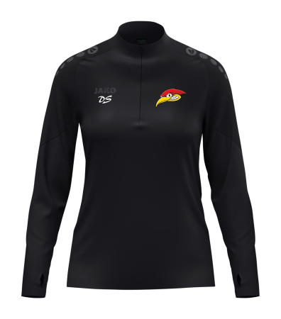 ZipTop Light Flow | JAKO | Damen | schwarz | Woodpeckers e.V. | Cheers