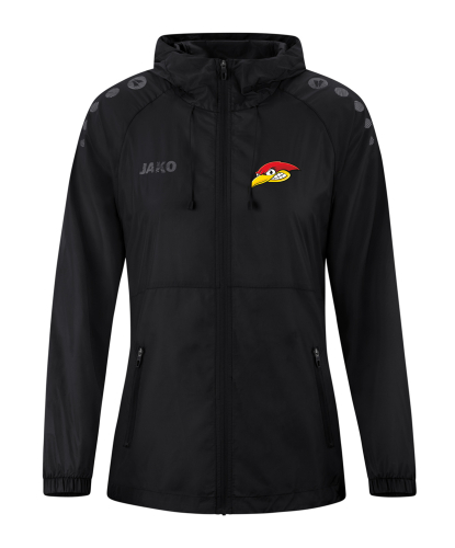 Lightweightjacke Flow | JAKO | Damen | schwarz | Woodpeckers e.V.