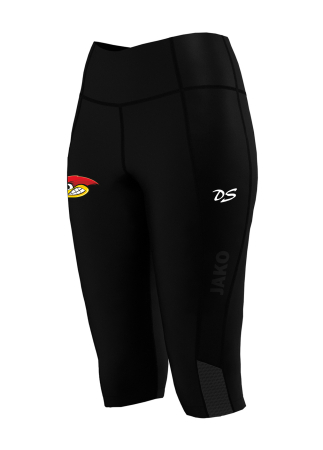 Capri Tight | Damen | JAKO Power | schwarz | Woodpeckers...