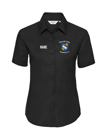 Bluse | kurzarm | Damen | schwarz | Feuerwehr Verein Kannawurf e.V.