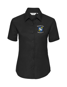 Bluse | kurzarm | Damen | schwarz | Feuerwehr Verein Kannawurf e.V.