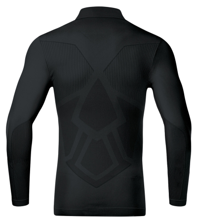 Longsleeve Turtleneck Kinder/unisex | JAKO Comfort 2.0 | schwarz | Woodpeckers e.V. | Cheers
