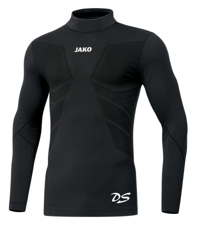 Longsleeve Turtleneck Kinder/unisex | JAKO Comfort 2.0 | schwarz | Woodpeckers e.V.