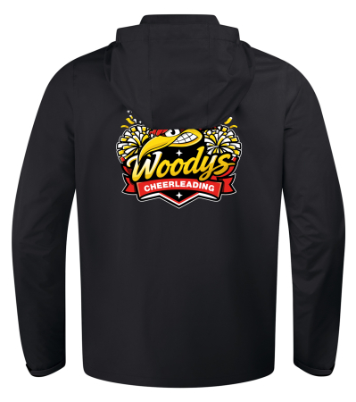 Allwetterjacke unisex | JAKO Allround | schwarz | Woodpeckers e.V. | Cheers