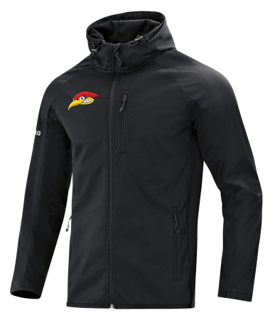 Softshelljacke Light | Herren/Damen | JAKO | schwarz | Woodpeckers e.V.