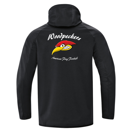 Softshelljacke Light | Herren/Damen | JAKO | schwarz | Woodpeckers e.V.