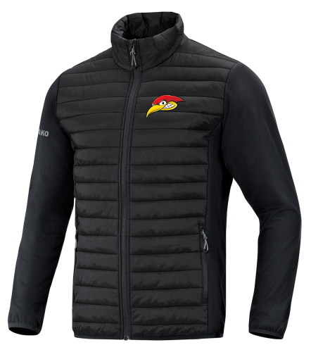 Hybridjacke | Damen/Herren | JAKO Premium | schwarz | Woodpeckers e.V.