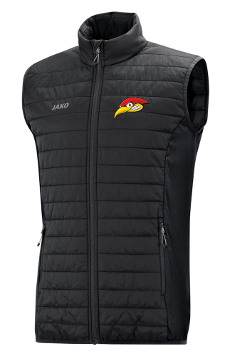 Steppweste Damen/Herren | JAKO Premium | schwarz | Woodpeckers e.V.