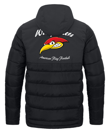 Stadionjacke mit Kapuze | Kinder/Herren | JAKO | schwarz | Woodpeckers e.V.
