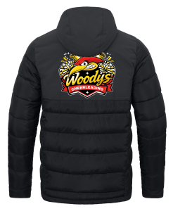 Stadionjacke mit Kapuze | Kinder/Herren | JAKO | schwarz | Woodpeckers e.V. | Cheers