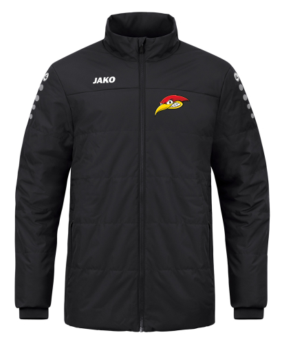 Coachjacke für Kinder/Herren | JAKO Team | schwarz | Woodpeckers e.V.