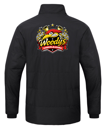 Coachjacke für Kinder/Herren | JAKO Team | schwarz | Woodpeckers e.V. | Cheers