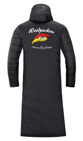 Bankmantel unisex | JAKO Team  | schwarz | Woodpeckers e.V.