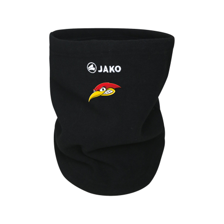 Neckwarmer Fleece Unisex | schwarz | Woodpeckers e.V.