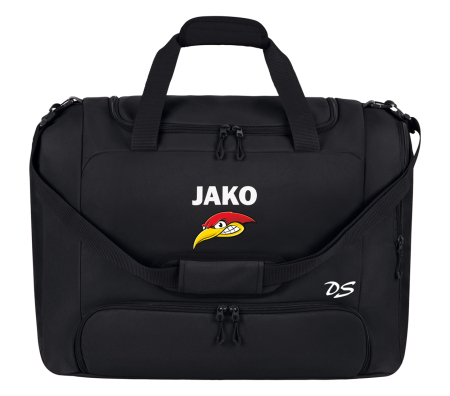 Sporttasche mit Bodenfach One | JAKO | schwarz | Woodpeckers e.V.