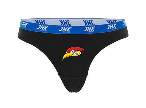 Tanga | Damen | schwarz | Woodpeckers e.V.