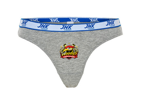 Tanga | Damen | grau | Woodpeckers e.V. | Cheers