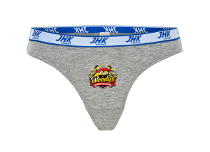 Tanga | Damen | grau | Woodpeckers e.V. | Cheers