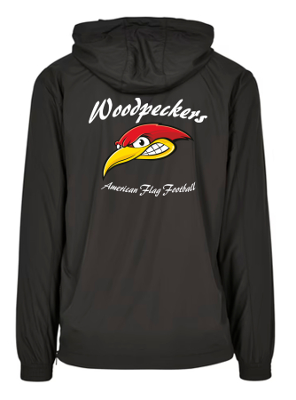 Basic Pull Over Jacket | Herren | schwarz | Woodpeckers e.V.