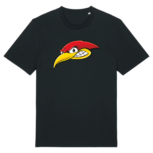 T-Shirt für Herren | Stanley Stella Creator 2.0 | schwarz | Logo | Woodpeckers e.V.