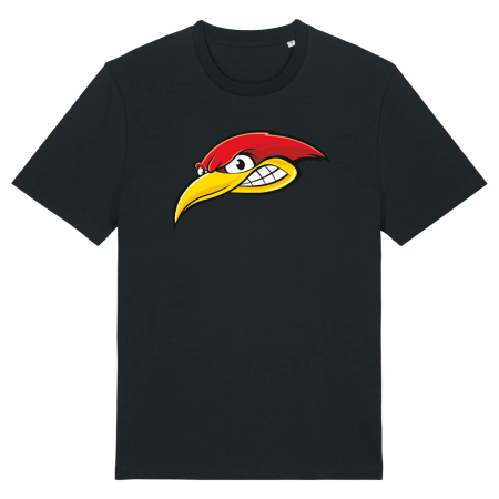 T-Shirt für Herren | Stanley Stella Creator 2.0 | schwarz | Logo | Woodpeckers e.V.