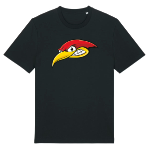 T-Shirt für Herren | Stanley Stella Creator 2.0 | schwarz | Logo | Woodpeckers e.V.