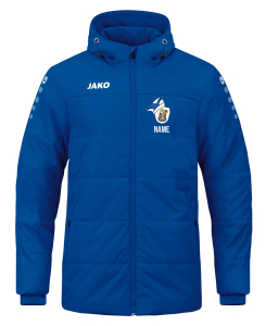 Coachjacke Team mit Kapuze | Kinder/Herren | JAKO | royal | Heiligenstädter Carnevalsverein e.V.