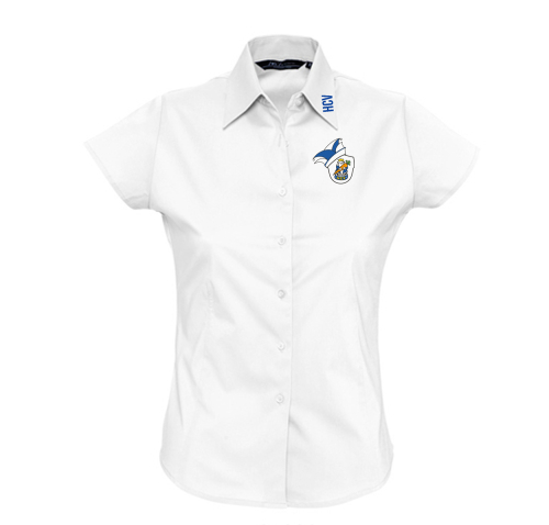 Bluse | kurzarm | Damen | weiss | Heiligenstädter Carnevalsverein e.V.