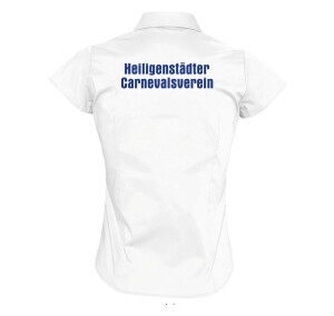 Bluse | kurzarm | Damen | weiss | Heiligenstädter Carnevalsverein e.V.