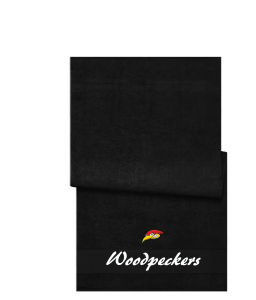 Handtuch | schwarz | Woodpeckers e.V.