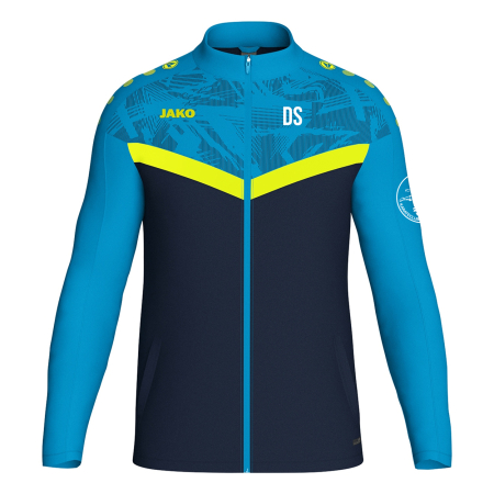 Polyesterjacke für Kinder/unisex | JAKO Iconic | marine/JAKO blau/neongelb | Nippon Gotha
