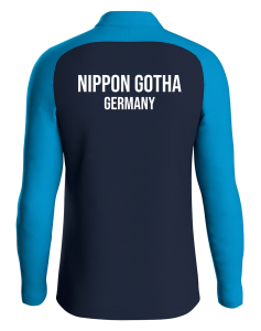 ZipTop für Kinder/unisex | JAKO Iconic | marine/JAKO blau/neon gelb | Nippon Gotha