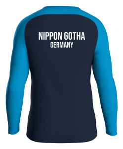 Sweatshirt  für Kinder/unisex | JAKO Iconic | marine/JAKO blau/neon gelb | Nippon Gotha