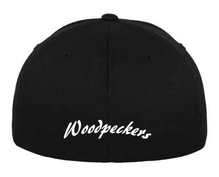 Basecap Wooly Combed | schwarz | Woodpeckers e.V. | Cheers