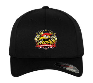 Basecap Wooly Combed | schwarz | Woodpeckers e.V. | Cheers