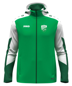 Kapuzenjacke | JAKO Dynamic | Kinder/Herren | grün/weiss/dunkelgrün | VfB Grün-Weiß 1990 Erfurt