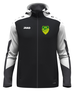 Kapuzenjacke | JAKO Dynamic | Kinder/Herren | schwarz/weiß/anthrazit | Sportfreunde Kranichfeld 2022 e.V.
