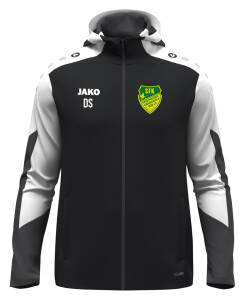 Kapuzenjacke | JAKO Dynamic | Kinder/Herren | schwarz/weiß/anthrazit | Sportfreunde Kranichfeld 2022 e.V.