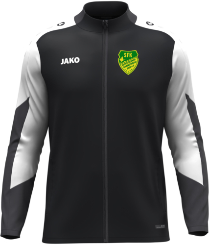 Polyesterjacke | JAKO Dynamic | Kinder/Herren | schwarz/weiß/anthrazit | Sportfreunde Kranichfeld 2022 e.V.