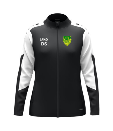 Polyesterjacke | JAKO Dynamic | Damen | schwarz/weiß/anthrazit | Sportfreunde Kranichfeld 2022 e.V.