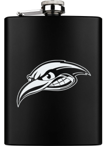 Flachmann | schwarz | Logo | Woodpeckers E.V.