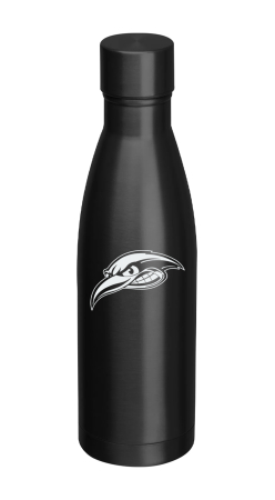 Edelstahlflasche | vakuumisoliert | matt schwarz | 500ml...