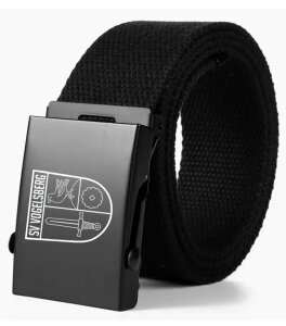 Gürtel | Stoff | Metallschließe | schwarz |...