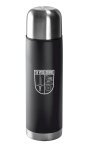 Isolierflasche | Edelstahl | matt | schwarz | 500ml | SV Vogelsberg