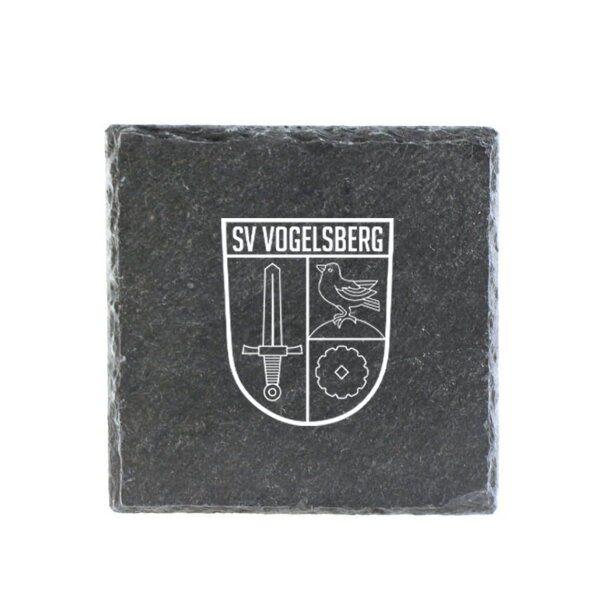 Untersetzer | Schiefer | Logo | SV Vogelsberg
