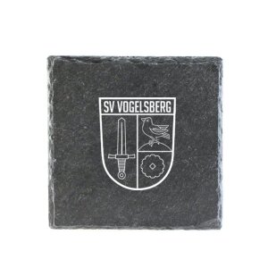 Untersetzer | Schiefer | Logo | SV Vogelsberg